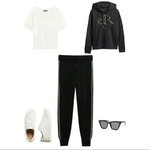 Banana Republic Logo Hoodie Sweatshirt - Picture 2 of 11